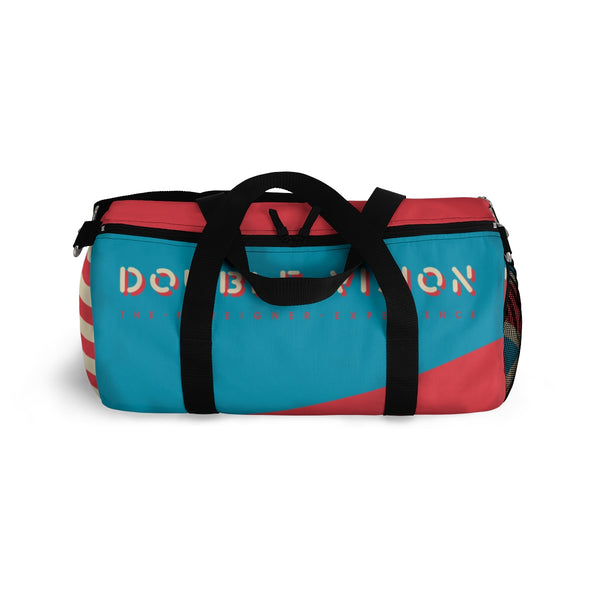 Double Vision . Blue & Red . Duffel Bag