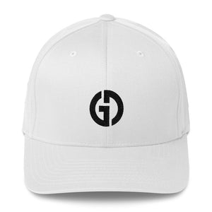 Logo . Structured Baseball Cap . White