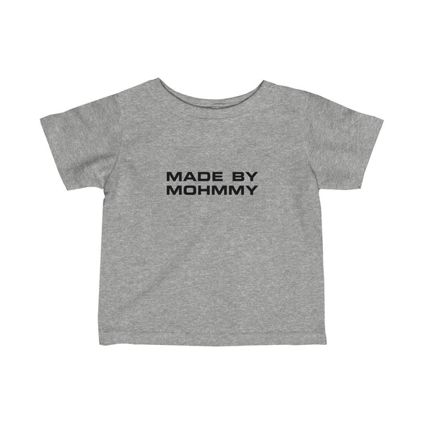 Made By Mohmmy . Black Print . Infant Fine Jersey Tee