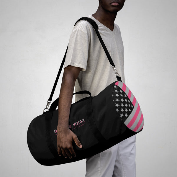 Double Vision . Pink & Black . Duffel Bag
