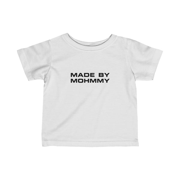 Made By Mohmmy . Black Print . Infant Fine Jersey Tee