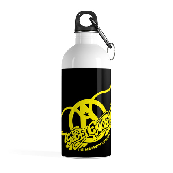 Sweet Emotion . Yellow Logo . Stainless Steel Water Bottle