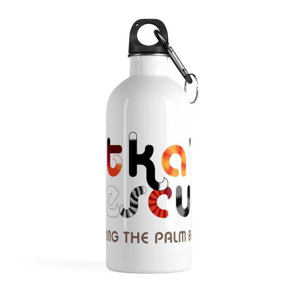 KitKats Rescue . Color Logo . Stainless Steel Water Bottle