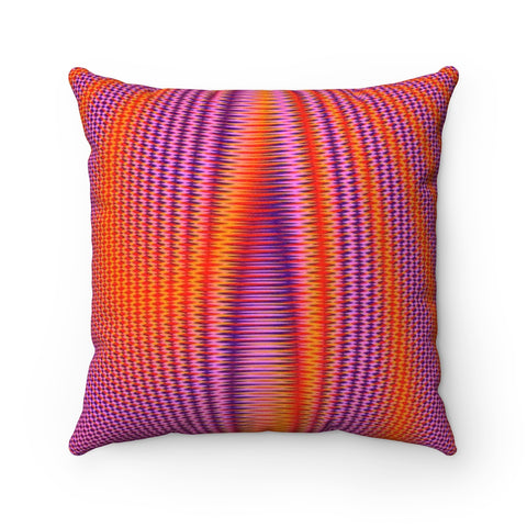 Inner Light III . Faux Suede Square Pillow
