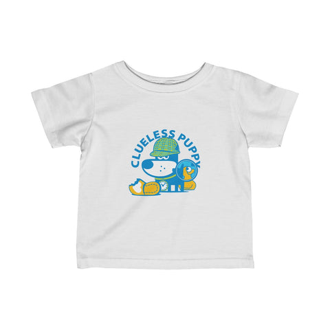 Clueless Puppy I . Infant Fine Jersey Tee