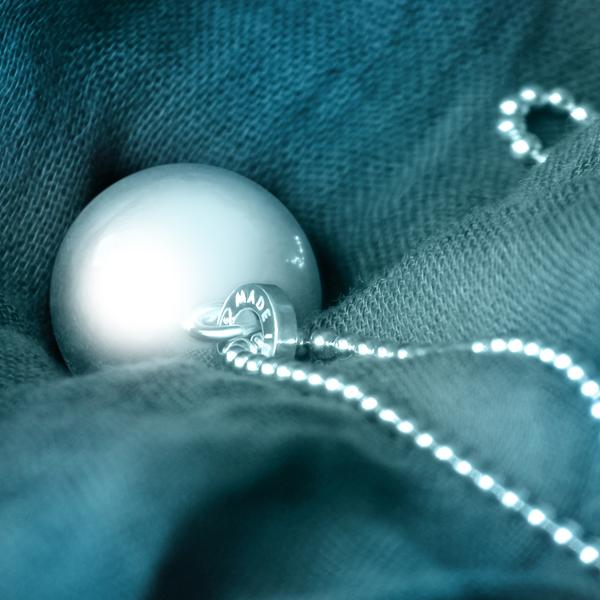 Sterling Silver Pregnancy Chime Ball Necklace 