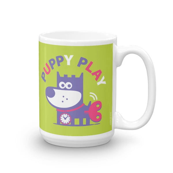 Puppy Play Adorable Children's Character Mug