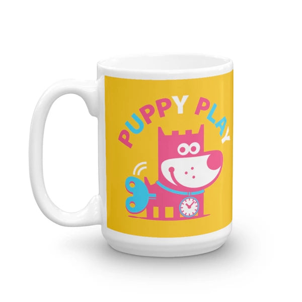 Puppy Play Children's Ceramic Mug 