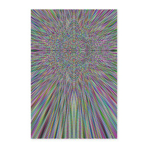 Vibrant Colorful Geometric Wood Print
