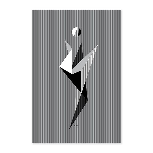 Origami Bird . Wood Print . Gift . PLANE-T . Transcendence