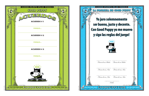 TERAPIA Kit De Herramientas . Sesiones 1-10 . Spanish . Printable PDF . Now Only Available at goodpuppygo.com