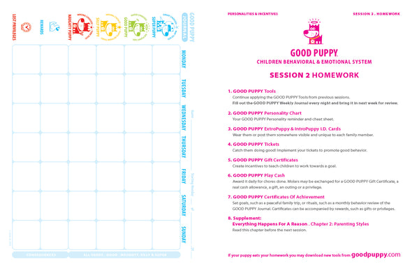 Coaching Group Starter Kit . GOOD PUPPY Children Behavioral & Emotional System