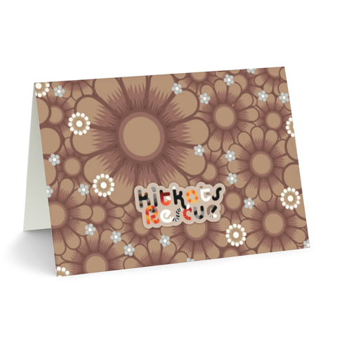 KitKats Rescue . Taupe Flower Bed . Card