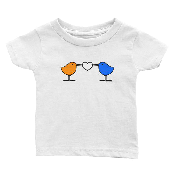 Love Birds . Sanderling Shorebirds . Graphic Tee . Infant's Jersey T-Shirt . PIPPETE . Love Birds