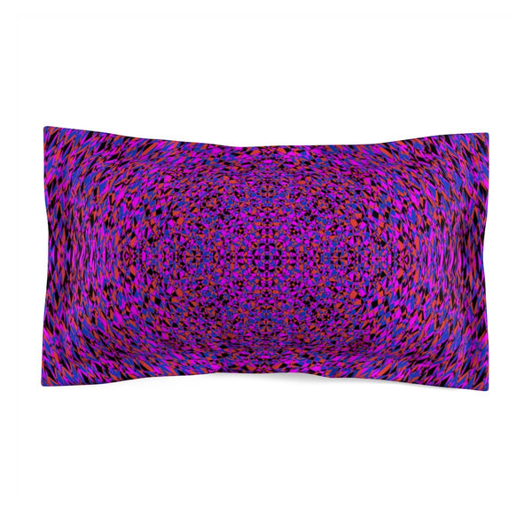 Purple Geometric Super Soft Pillow Sham 