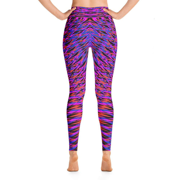 Purple Sacred Geometry Soft Women’s Yoga Leggings Pants