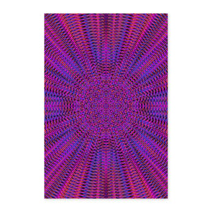 Vibrant Purple Geometric Fine Art Print