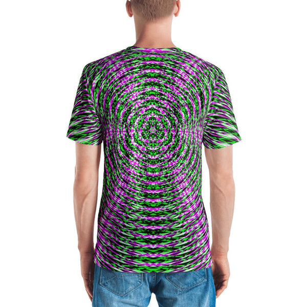 Resonant Geometric Men's V-Neck T-Shirt 