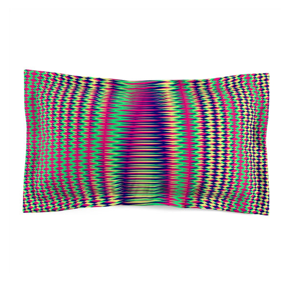 Vibrant Geometric Super Soft Pillow Sham