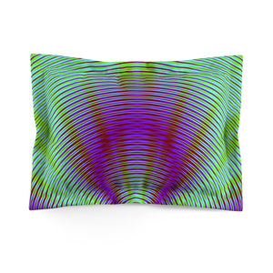 Vibrant Purple Geometric Super Soft Pillow Sham 