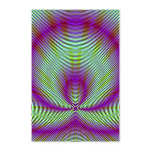 Vibrant Purple Geometric Fine Art Print 