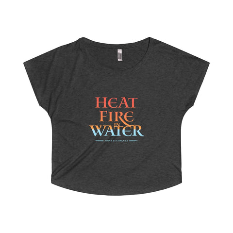 Heat Fire In Water . Women's Dolman