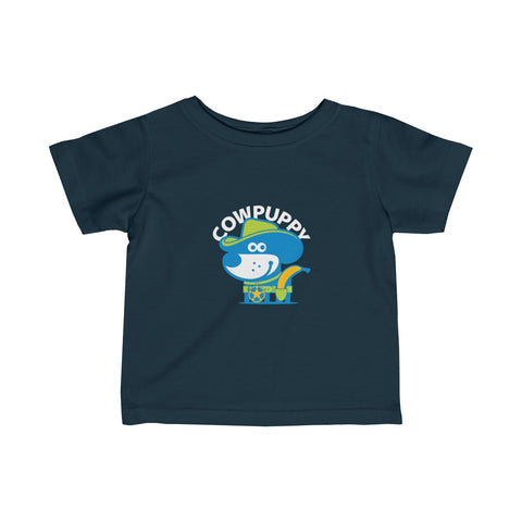 Cow Puppy I . Infant Fine Jersey Tee
