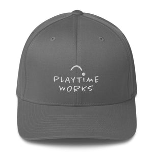 PlayTime Works . Black Logo . Structured Twill Cap