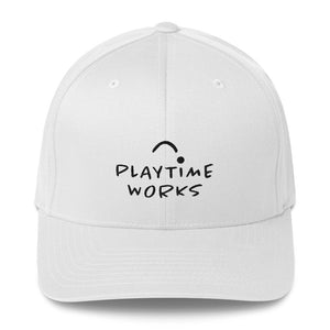 PlayTime Works . Logo Black . Structured Twill Cap