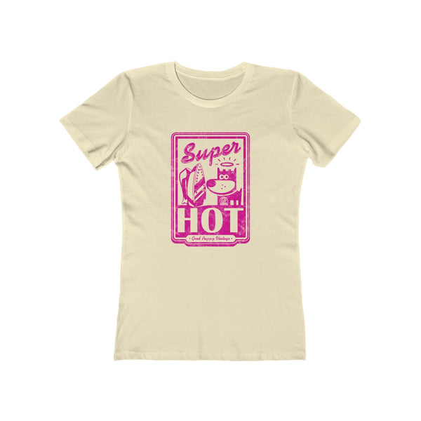 Women's Tee, Unique T-Shirt, 100% Cotton, GOOD PUPPY VINTAGE