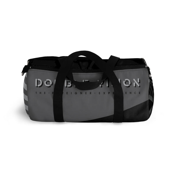 Double Vision . Gray & Black . Duffel Bag