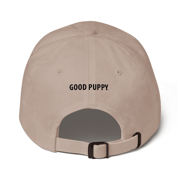 Good Puppy Logo Black . Unstructured Baseball Cap