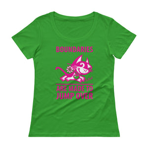 Boundaries . Magenta Print . Women's T-Shirt