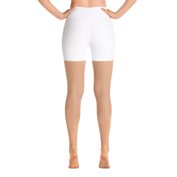 SeventyFive . White . Yoga Shorts