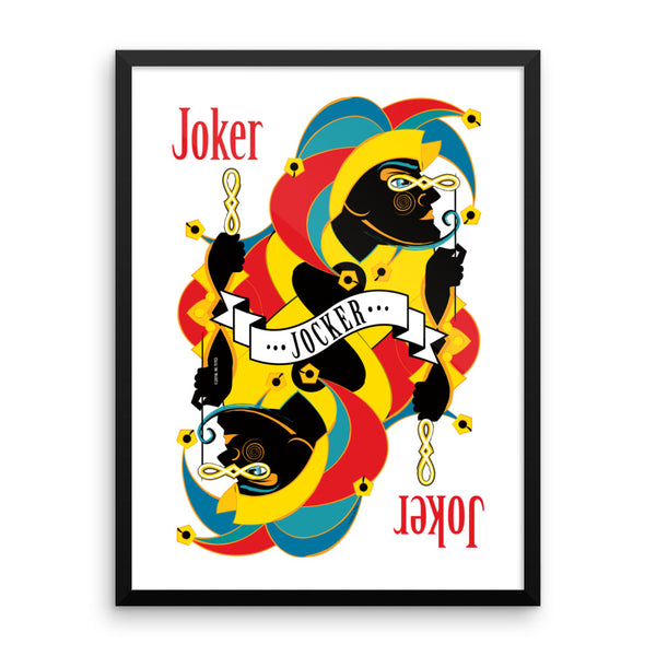 Joker . Framed Matte Print