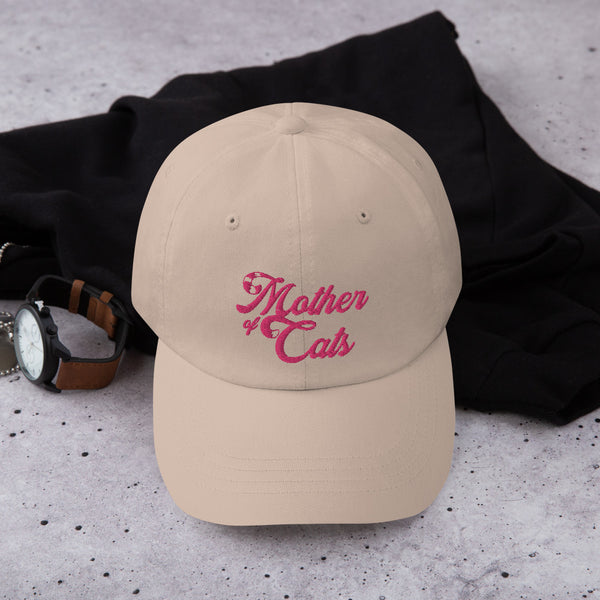 Mother Of Cats . Pink . Dad Hat