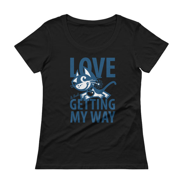 Love . Blue Print . Women's T-Shirt