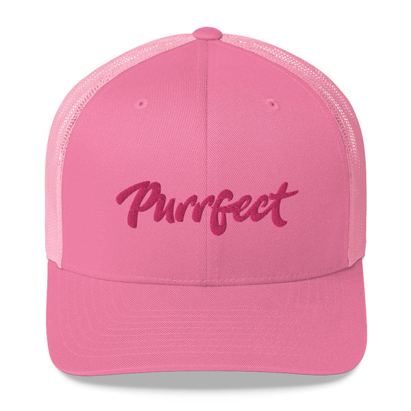 Purrfect . Pink . Trucker Cap