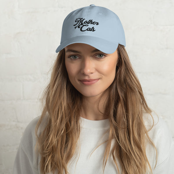 Mother Of Cats . Black . Dad Hat