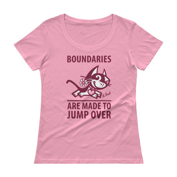 Boundaries . Raspberry Print . Women's T-Shirt