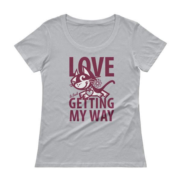 Love . Raspberry Print . Women's T-Shirt