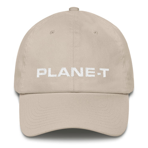 Unisex Gifts . PLANE-T . Baseball Cap . Unstructured . Stone