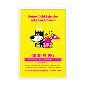 Good Puppy System Practice Promo Poster I . Framed 24x36