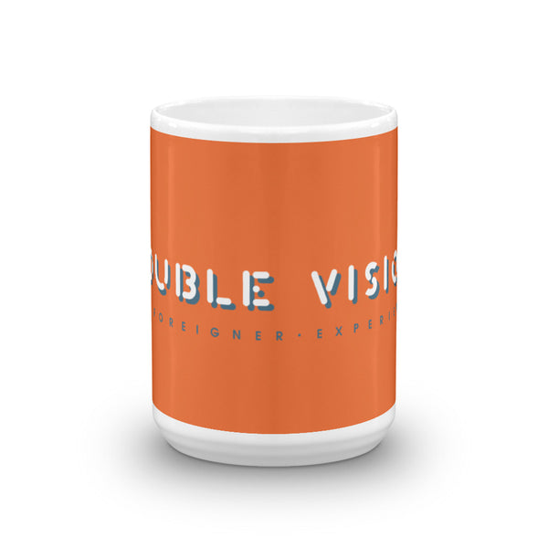 Double Vision . Orange Logo . Mug