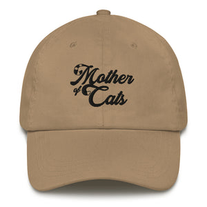 Mother Of Cats . Black . Dad Hat