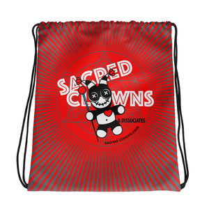 Logo . Drawstring Bag . Red