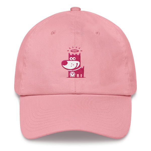 Good Puppy Logo Pink . Unstructured Baseball Cap