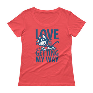 Love . Blue Print . Women's T-Shirt