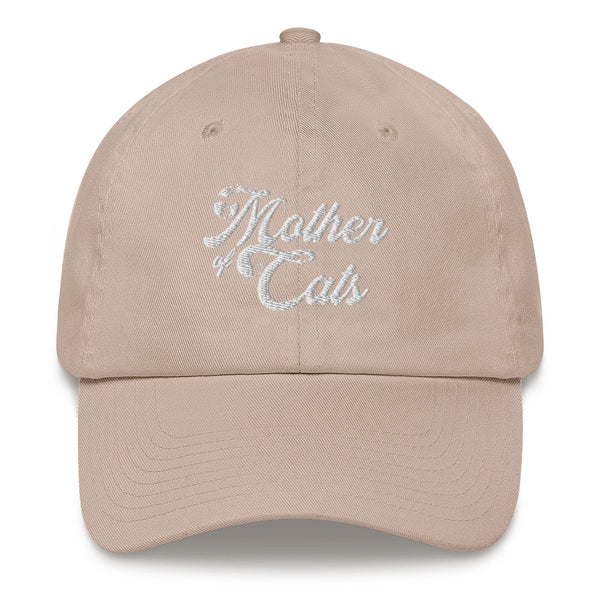 Mother Of Cats . White . Dad Hat