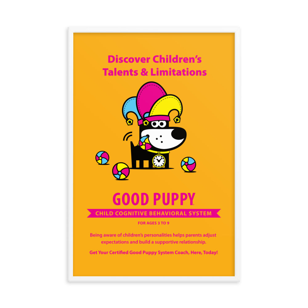 Good Puppy System Practice Promo Poster II . Framed 24x36